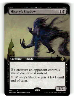 Misery's Shadow (Extended Art) The Brothers' War 330 Near Mint - Image 1