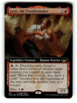 Jaxis, the Troublemaker Buy-A-Box Promos 461 NM FOIL 1 - Image 1