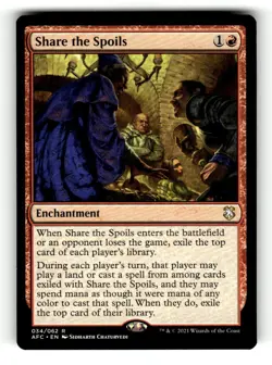 Share the Spoils Commander: Adventures in the Forgotten Realms 34 Near Mint - Image 1