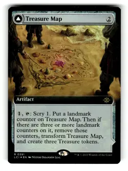 Treasure Map (Extended Art) The Lost Caverns of Ixalan 391 NM FOIL - Image 1
