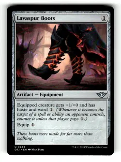 Lavaspur Boots Outlaws of Thunder Junction 243 Near Mint - Image 1