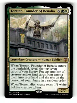 Torsten, Founder of Benalia Commander: Dominaria United 47 Near Mint - Image 1