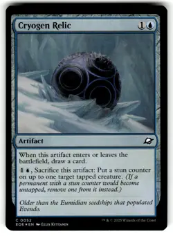 Cryogen Relic Edge of Eternities 52 Near Mint FOIL - Image 1