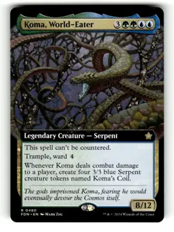 Koma, World-Eater (Extended Art) Foundations 480 Near Mint - Image 1
