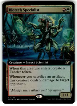 Biotech Specialist (Extended Art) Edge of Eternities 347 NM FOIL - Image 1