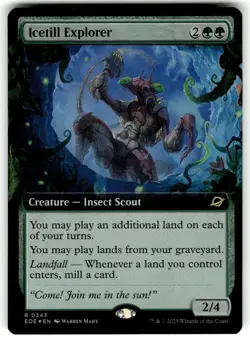 Icetill Explorer (Extended Art) Edge of Eternities 343 Near Mint FOIL - Image 1