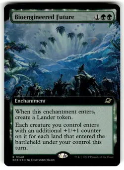 Bioengineered Future (Extended Art) Edge of Eternities 340 NM FOIL - Image 1