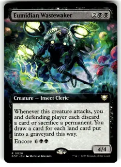 Eumidian Wastewaker (Extended Art) Commander: Edge of Eternities 28 Near Mint 2 - Image 1