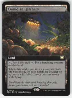 Eumidian Hatchery (Extended Art) Commander: Edge of Eternities 40 R NM 2 - Image 1