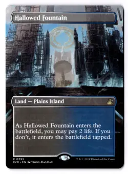 Hallowed Fountain (Borderless) 295 Ravnica Remastered NM 1 - Image 1