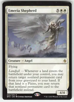 Emeria Shepherd 22 Battle for Zendikar NM - Image 1