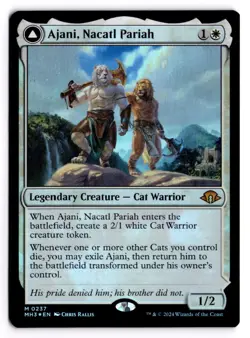 Ajani, Nacatl Pariah 237 Modern Horizons 3 NM FOIL - Image 1