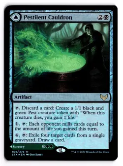 Pestilent Cauldron Foil Strixhaven: School of Mages 154 Near Mint - Image 1