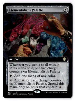 Elementalist's Palette (Extended Art) 403 Commander 2021 NM - Image 1