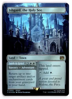 Ishgard, the Holy See (Borderless) 310 FINAL FANTASY NM FOIL - Image 1