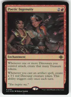 Poetic Ingenuity Foil 161 R The Lost Caverns of Ixalan Near Mint FOIL - Image 1