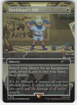 Steelshaper's Gift (Rainbow Foil) Foil 1632 R Secret Lair Drop Series Near Mint - Image 1