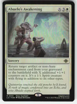 Abuelo's Awakening Foil 1 R The Lost Caverns of Ixalan Near Mint - Image 1