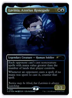 Lavinia, Azorius Renegade (Rainbow Foil) Foil 1685 Secret Lair Drop Series NM - Image 1