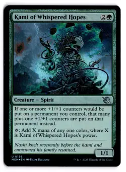 MTG - Kami of Whispered Hopes 196 March of the Machine NM FOIL - Image 1