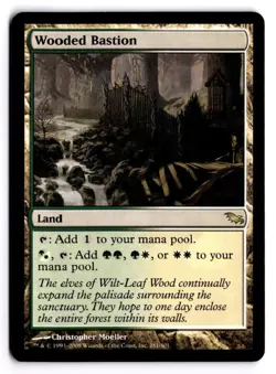 Wooded Bastion 281 Shadowmoor NM - Image 1