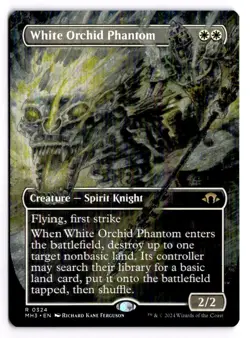 MTG - White Orchid Phantom (Borderless) 324 - Modern Horizons 3 NM - Image 1