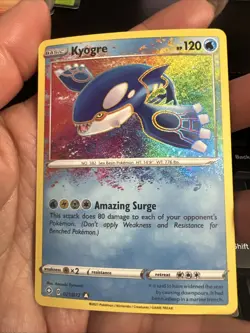 Kyogre 021/072 Shining Fates Amazing Rare Holo Pokemon TCG Card NM - Image 1