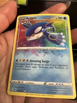 Kyogre 021/072 Shining Fates Amazing Rare Holo Pokemon TCG Card NM - Image 2