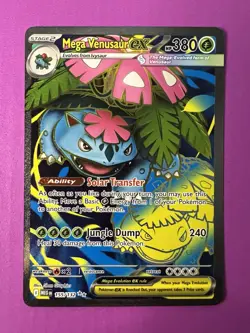 Mega Venusaur ex 155/132 Me01: Mega Evolution Ultra Rare Pokemon TCG NM - Image 1