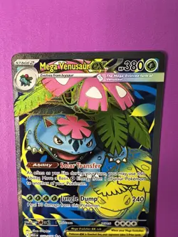 Mega Venusaur ex 155/132 Me01: Mega Evolution Ultra Rare Pokemon TCG NM - Image 3