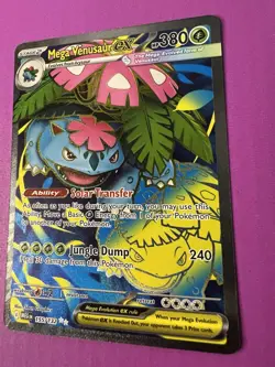 Mega Venusaur ex 155/132 Me01: Mega Evolution Ultra Rare Pokemon TCG NM - Image 5
