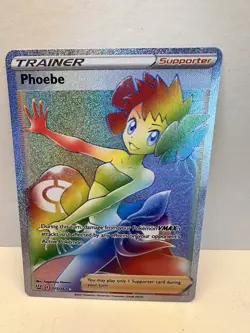 POKEMON TCG PHOEBE 175/163 SECRET RARE BATTLE STYLES 2021 - Image 1