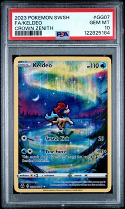 (PSA 10) Pokemon: Crown Zenith - Keldeo #GG07 [Full Art/Ultra Rare] - Image 1