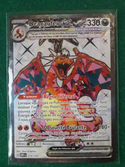 Carte Pokemon Dracaufeu EX TC - 215/197 - Flammes Obsidiennes -EV3 - FR - NEUF ⭐ - Image 1