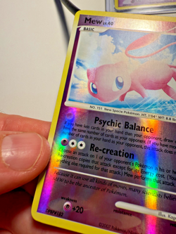 Pokemon TCG - Mew Reverse HoloDPBP#182 - Secret Wonders English - Print Line LP - Image 4