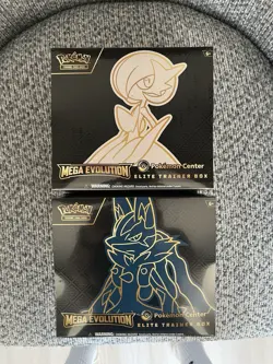 Mega Evolution Pokemon Center 2025 Elite Trainer Box ETB Factory Sealed In Hand - Image 1
