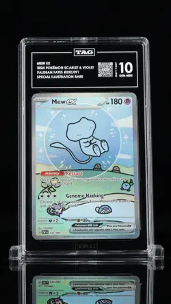 2024 Pokemon Paldean Fates Mew ex #232 - TAG 10 - Image 1