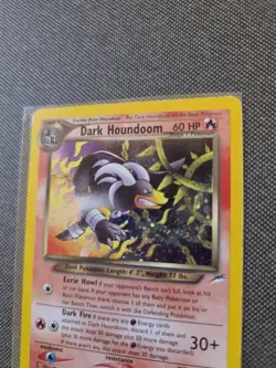 Dark Houndoom 7/105 LIght Play Neo Destiny Holo LP Pokemon 2002 - Image 4