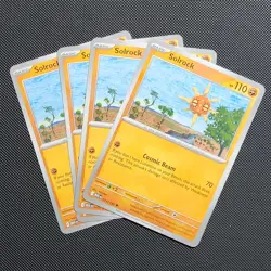 x4 Solrock 075/132 - Mega Evolution - Pokemon - NM/M English MEG EN Playset 4x - Image 1
