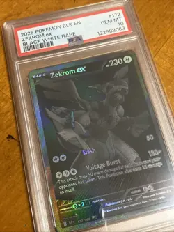 ZEKROM EX PSA 10 POKEMON BLACK BOLT BWR BLACK WHITE RARE - Image 5