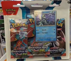 Pokemon Paradox Rift 3 Pack Blister w/ Promo - Image 1