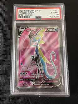 PSA 10 GEM MINT Inteleon V 180/192 Rebel Clash Full Art Ultra Rare Holo Pokemon - Image 1