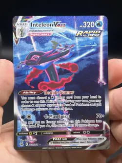Inteleon VMAX (Alternate Art Secret) 266/264 Swsh08: Fusion Strike Holo NM - Image 3