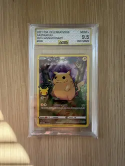Pokemon Celebrations Classic Collection Pikachu 005/025 AGS Mint+ 9.5 Holo 2021 - Image 1