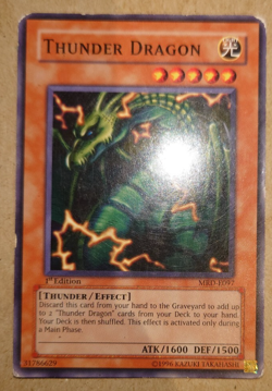 Thunder Dragon mrd-e097 1st Edition Common Yu-Gi-Oh! - Image 1