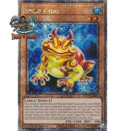 Yugioh! 1x Swap Frog RA03-EN005 Quarter Century Secret Rare 1st Ed NM - Image 1