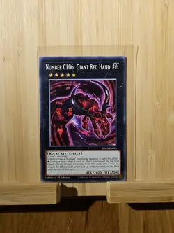 Number C106: Giant Red Hand DLCS-EN051 Common 1st Edition YuGiOh - Image 1