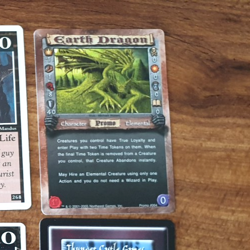 MYSTICAL EMPIRE PROMO EARTH DRAGON CARD # 004 NORTHEAST GAMES ELMENTAL CHARACTER - Image 1
