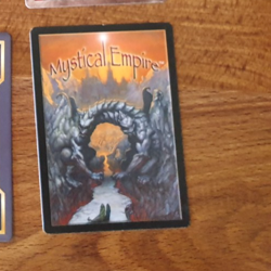 MYSTICAL EMPIRE PROMO EARTH DRAGON CARD # 004 NORTHEAST GAMES ELMENTAL CHARACTER - Image 2