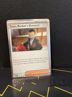 🌀 Swirl🌀Pokemon SV 2025 Destined Rivals Team Rockets Giovanni Holo Card 174 - Image 1